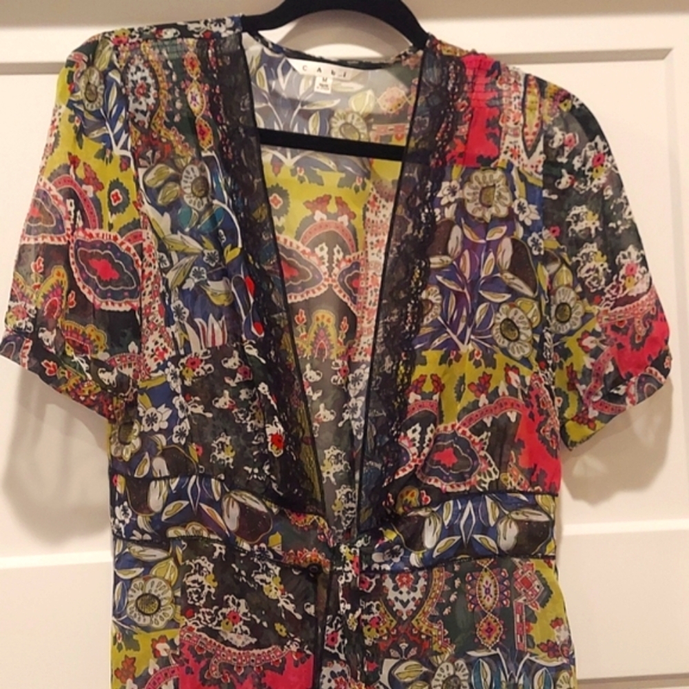 Cabi #543 Beaches of St. Tropez, 🏖 Kimono, blouse.🪷